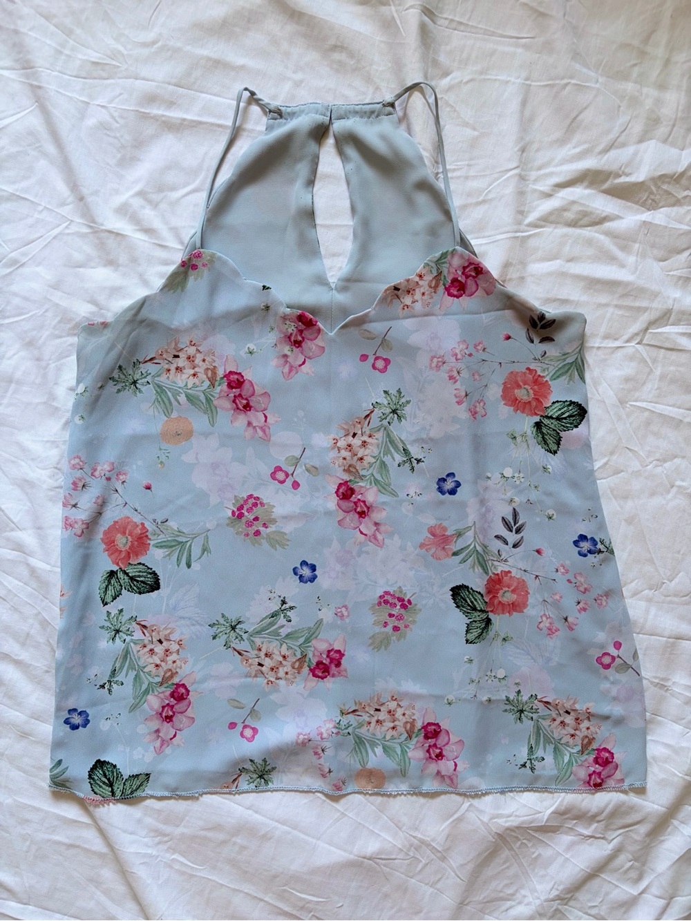 Floral Halter Neck Top